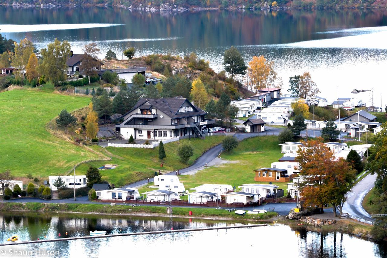 Egenes Camping Hotel Flekkefjord Exterior photo