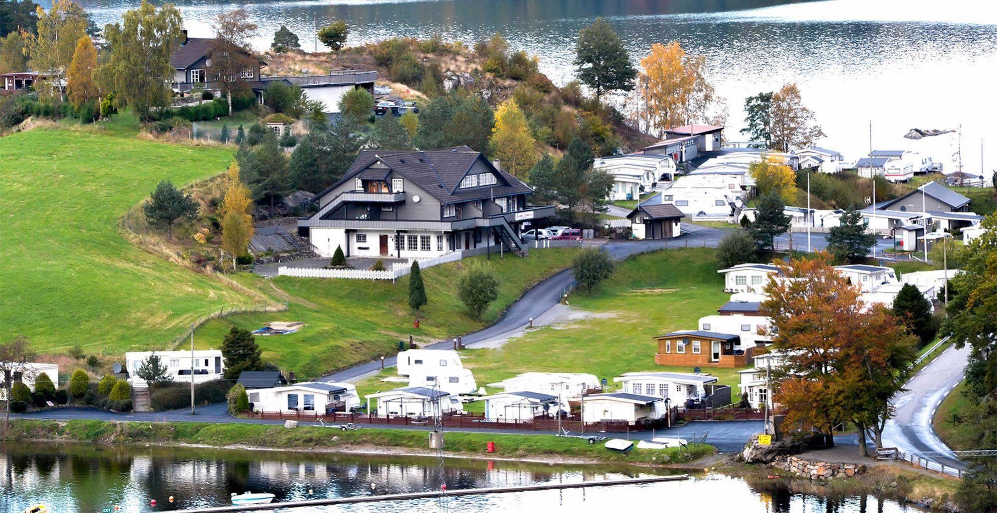 Egenes Camping Hotel Flekkefjord Exterior photo